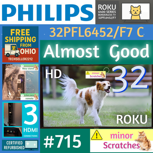 Philips 720p smart roku - hd(720p,